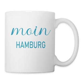 Moin Hamburg - Tasse - Weiß - Rechts