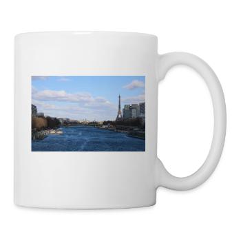 Schönes Foto von Paris und dem Eiffelturm - Tasse - Weiß - Rechts