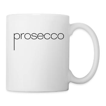 Prosecco Gossip Schwarz - Tasse - Weiß - Rechts