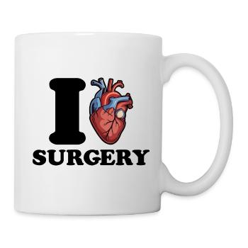 I love surgery - Mug - white - Right