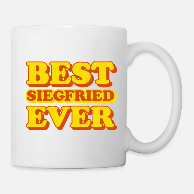 Siegfried Vorname Lustiges Geschenk - Tasse - Weiß