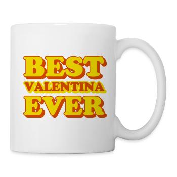 Valentina prénom drôle cadeau - Mug blanc - blanc - Droite