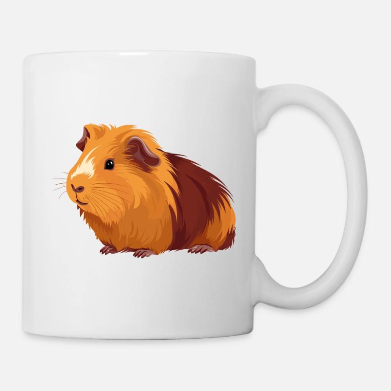 Meerschweinchen - Tasse - Weiß