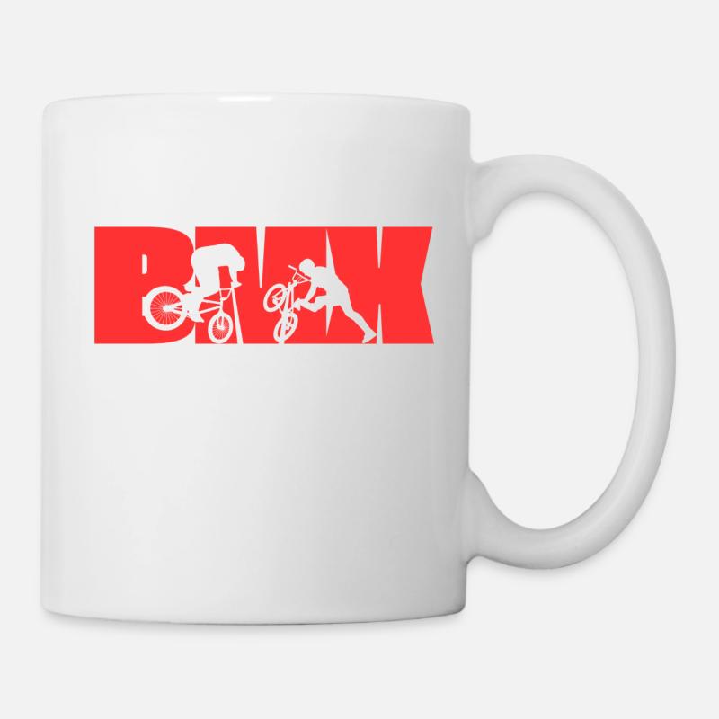 BMX - Tasse - Weiß