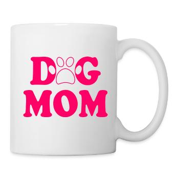 Dog mom - Tasse - Weiß - Rechts