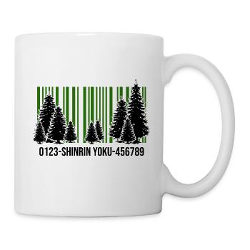 shinrin yoku forest walker forest bathing forest - Mug - white - Right