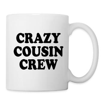 Crazy cousin crew - Mug - white - Right