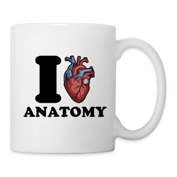 I love anatomy - Mug - white - Right