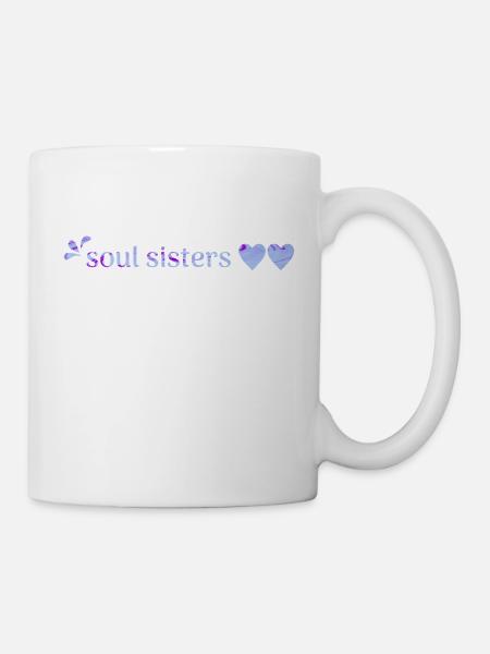 soul sisters - Tasse - Weiß