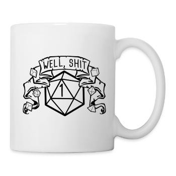 Well Shit RPG GAME - Mug blanc - blanc - Droite