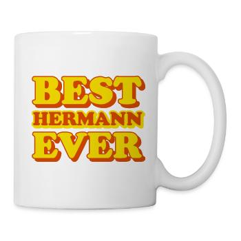 Hermann Prénom Drôle Cadeau - Mug blanc - blanc - Droite