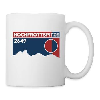 Hochfrottspitze Mädelegabel Überschreitung Wandern - Tasse - Weiß - Rechts