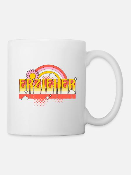 Erzieher Kindergarten Kita Beruf Kindergärtner - Tasse - Weiß