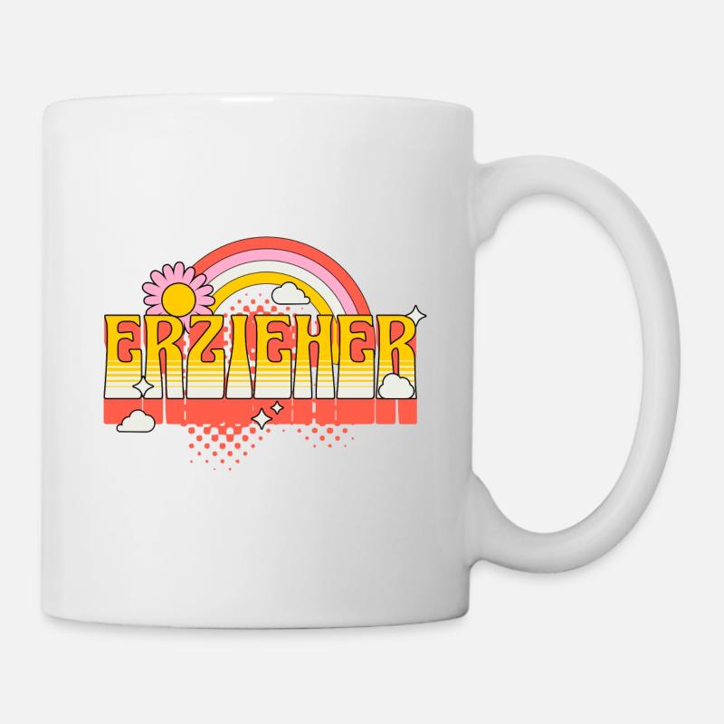 Erzieher Kindergarten Kita Beruf Kindergärtner - Tasse - Weiß