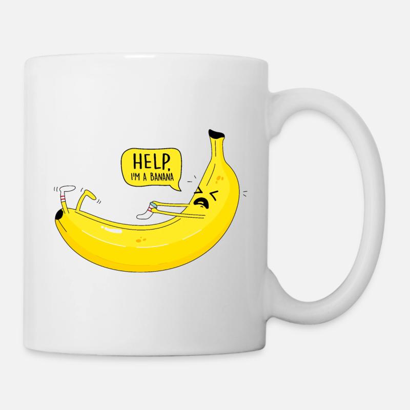 Banana and sock - Mug - white
