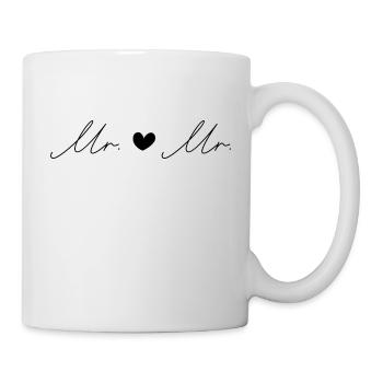 M. et M. Fierté mariage LGBTQ - Mug blanc - blanc - Droite