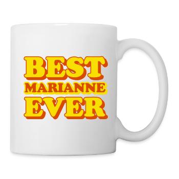 Drôle de cadeau avec prénom Marianne - Mug blanc - blanc - Droite