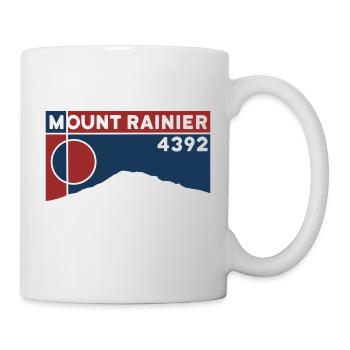 Mount Rainier Hiking Climb Keepsake Gift - Mug - white - Right