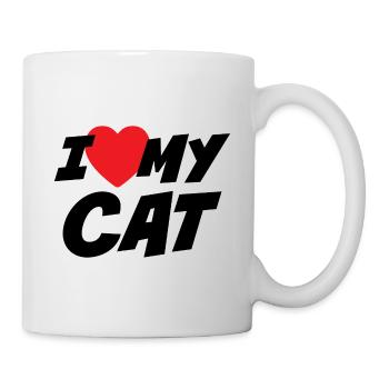 I Love my Cat - Mug - white - Right