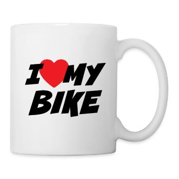 I Love my Bike - Mug - white - Right