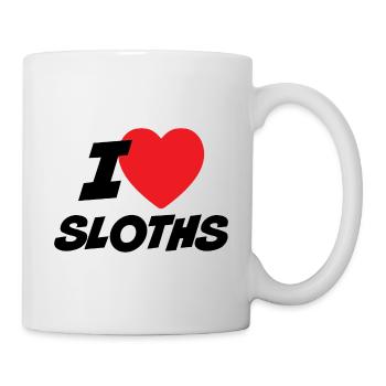 I Love Sloths - Mug - white - Right