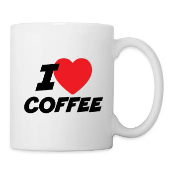 I Love Coffee - Mug - white - Right