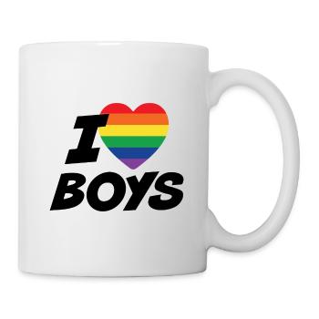 I Love Boys Pride - Mug - white - Right
