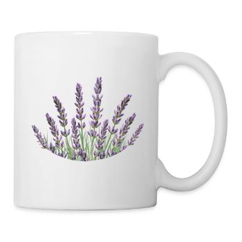 Lavendelhalme Lavendel - Tasse - Weiß - Rechts