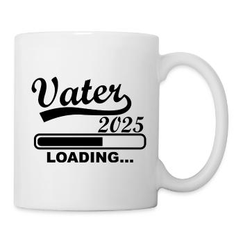 Père 2025 chargement, je vais être papa en 2025 - Mug blanc - blanc - Droite