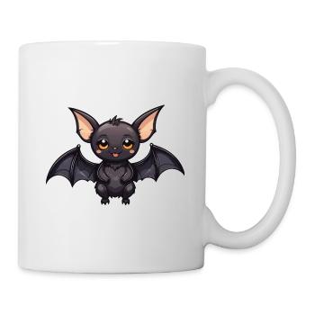 Bat Cute Illustration - Mug - white - Right