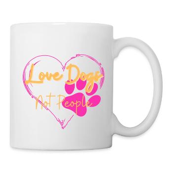 Love Dogs - Tasse - Weiß - Rechts
