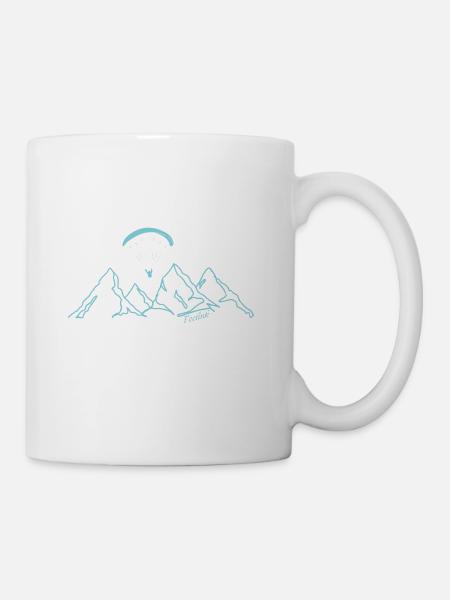 Paragliding Paragliding Pilot Snow - Mug - white
