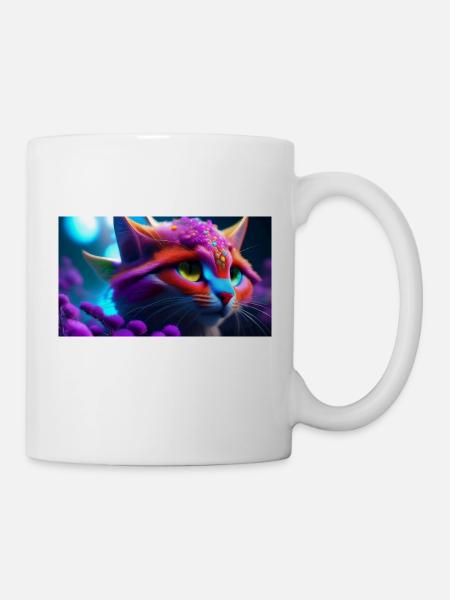 Sci-Fi Cat - Mug - white
