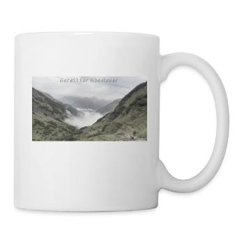 Bereit für Abenteuer - Tasse - Weiß - Rechts