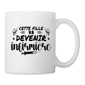 Cette Fille Va Devenir Infirmière - Mug blanc - blanc - Droite