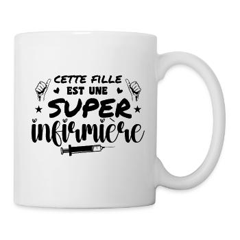 Dieses Mädchen ist eine großartige Krankenschwester - Tasse - Weiß - Rechts