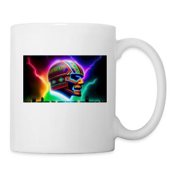 Mexikanischer Fußball Schamane - Tasse - Weiß - Rechts