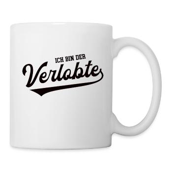 Ich Bin Der Verlobte Verlobung Hochzeitsantrag Ehe - Tasse - Weiß - Rechts