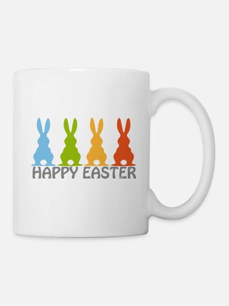 Easter/Ostern - Bo-Grafik - Tasse - Weiß