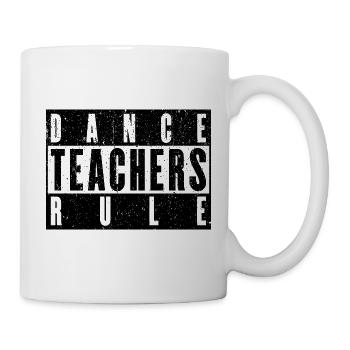 Règle des professeurs de danse - cadeau pour professeur de danse - Mug blanc - blanc - Droite