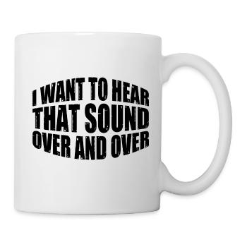 Je veux entendre ce son encore et encore 4 - Mug blanc - blanc - Droite