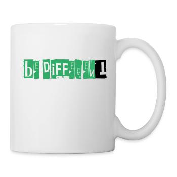 BE DIFFERENT - Mug - white - Right