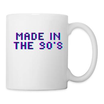 Made in the 90's - Tasse - Weiß - Rechts