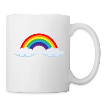 Regenbogen nach dem Gewitter- ApriNoeScor - Tasse - Weiß - Rechts