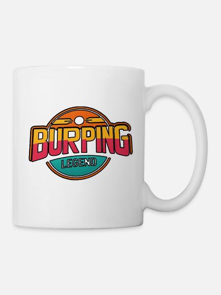 Burping Legend 10 - Tasse - Weiß