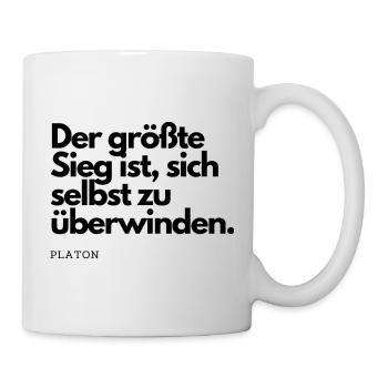 Sieg - Tasse - Weiß - Rechts