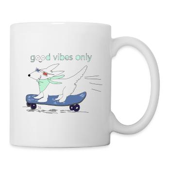 Gute Energie - Tasse - Weiß - Rechts