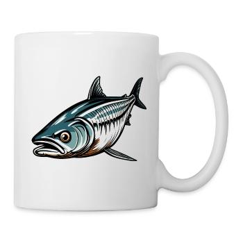 Fisch / Tier / Aquarium / Wasser / Teich / See - Tasse - Weiß - Rechts