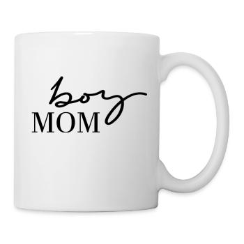 boy mom - Tasse - Weiß - Rechts