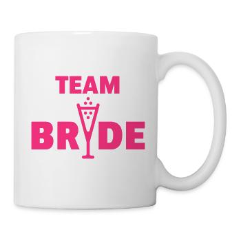 Team Bride Bubbly (Hen Night Bachelorette Party P) - Mug - white - Right